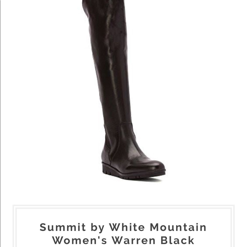 White Mountain over the knee Warrin Black